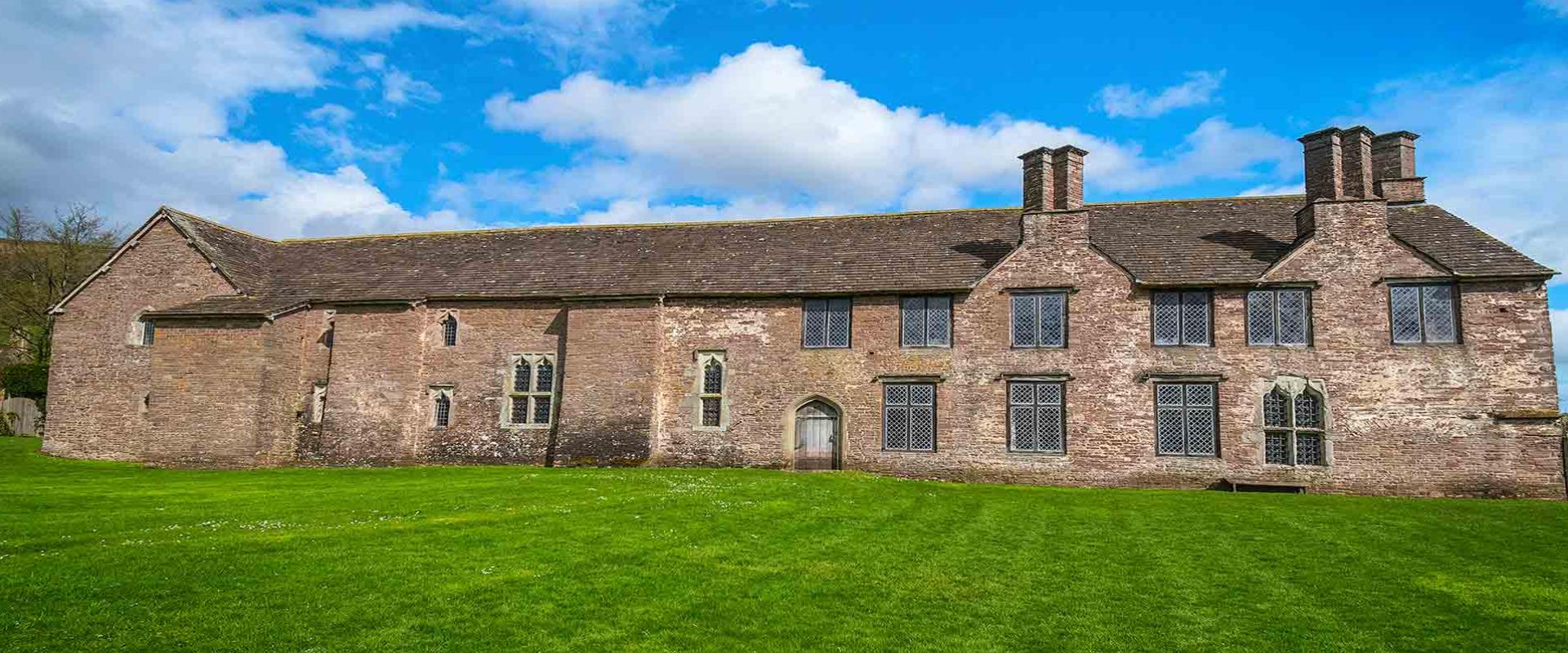Tretower Court and Castle view of the west range