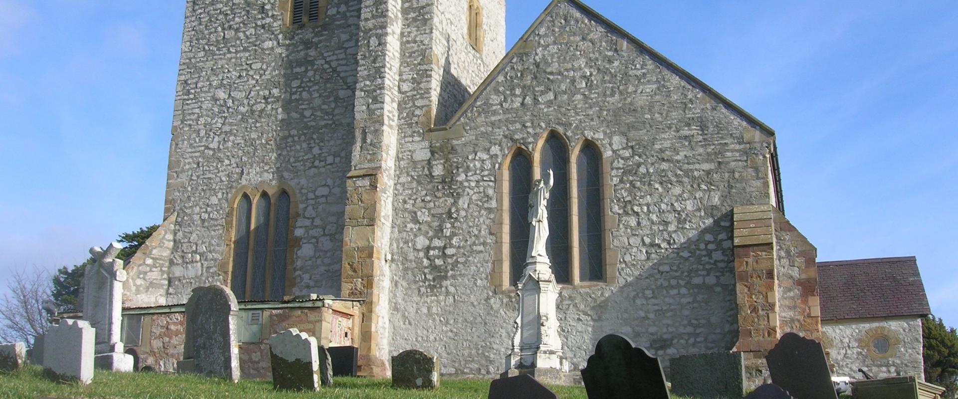 outside image of St Mary's Church, Rhuddlan