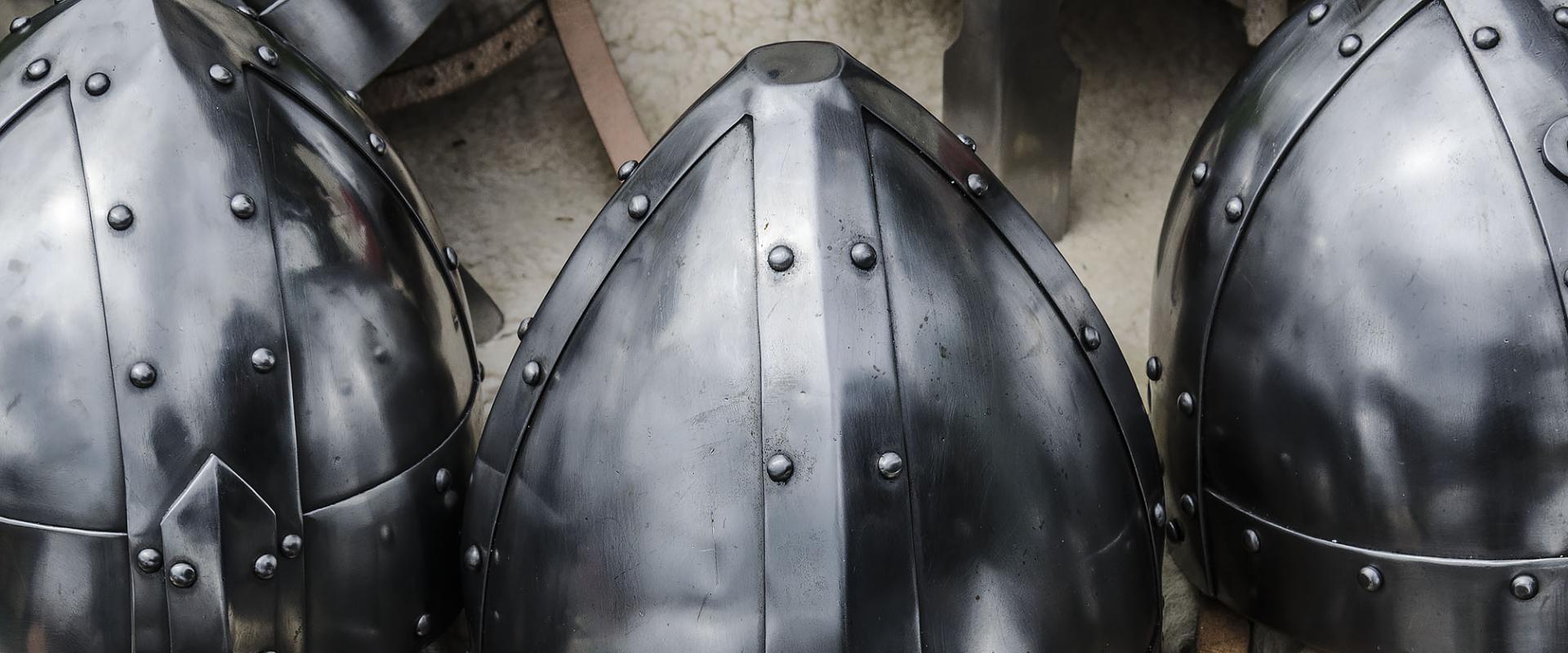 Norman helmets