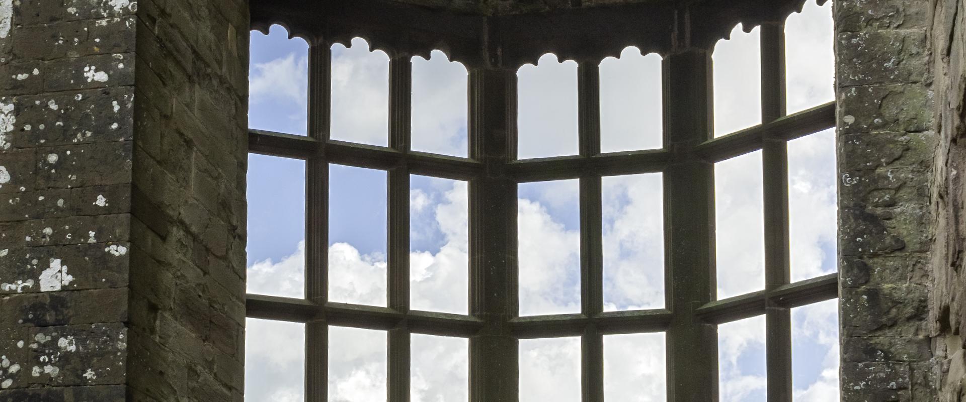 The Oriel window at Raglan Castle