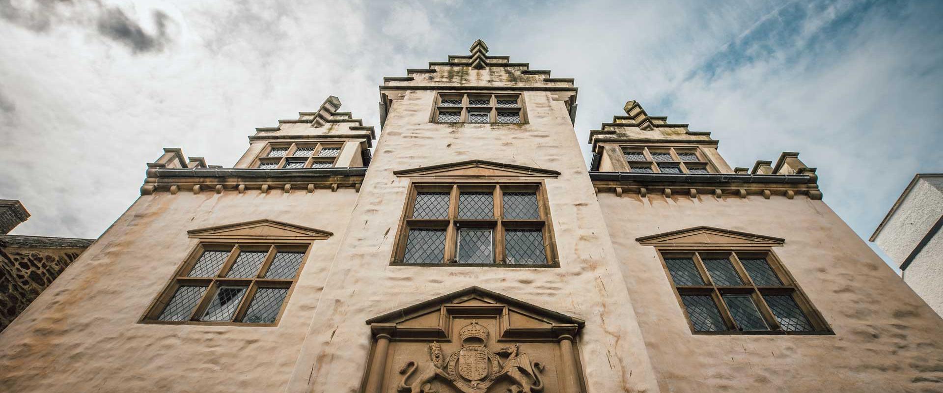 Front exterior view of Plas Mawr