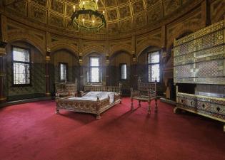 Ystafell wely Arglwyddes Bute / Lady Bute's Bedroom.