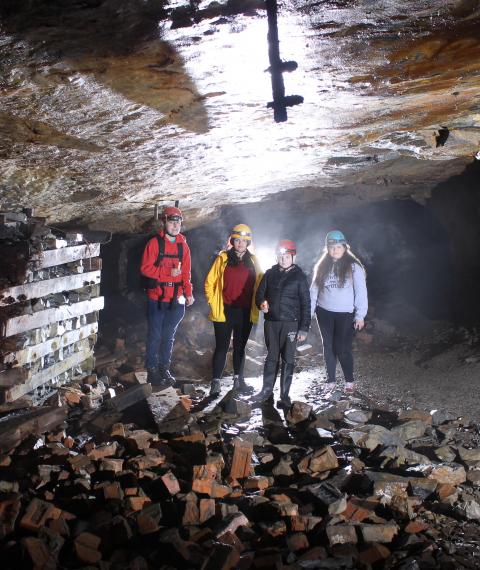 Disused Dinas silica mine, near Pontneddfechan
