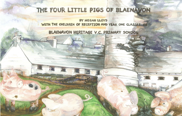 Four Little Pigs of Blaenavon book cover