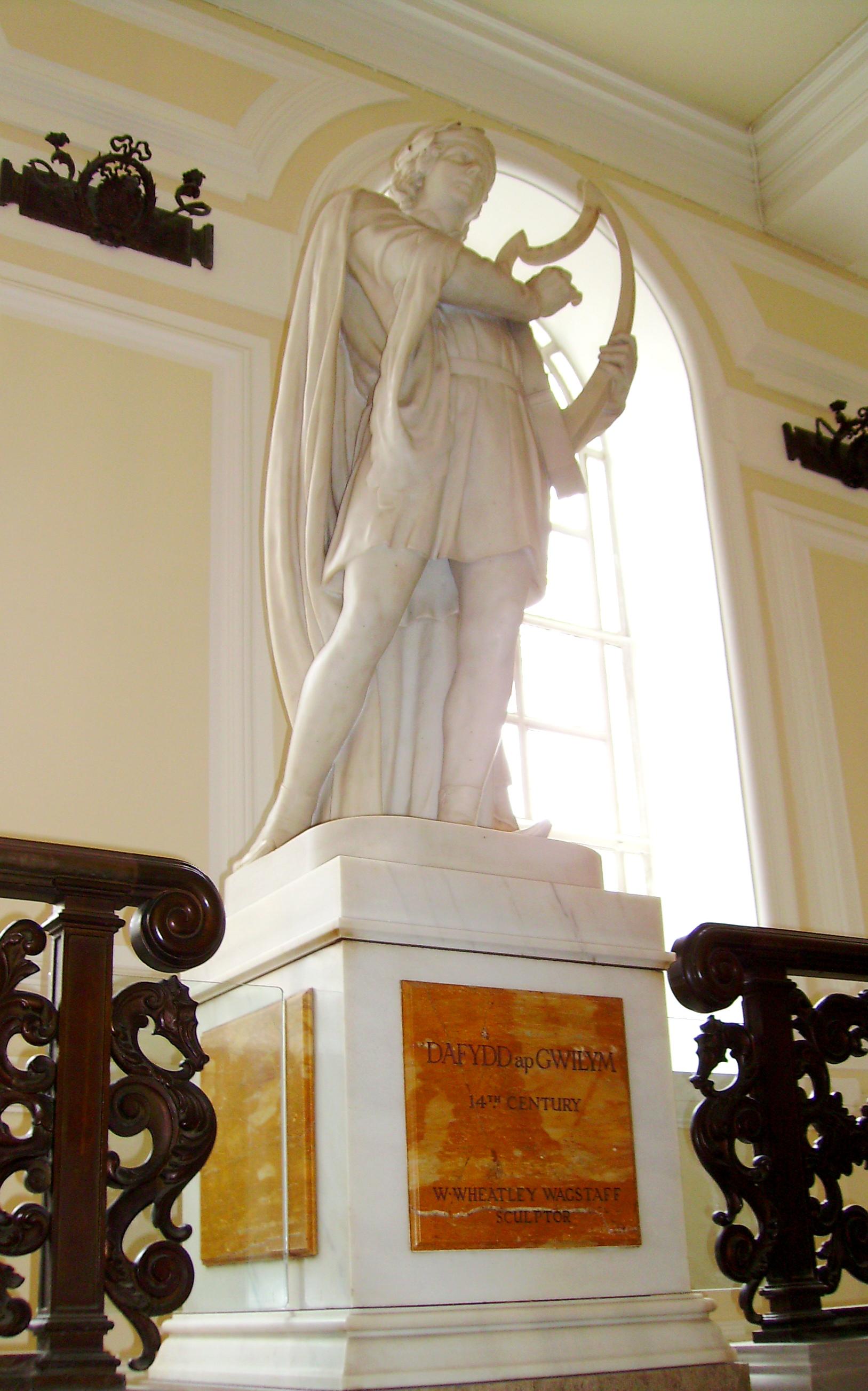 Dafydd ap Gwilym statue