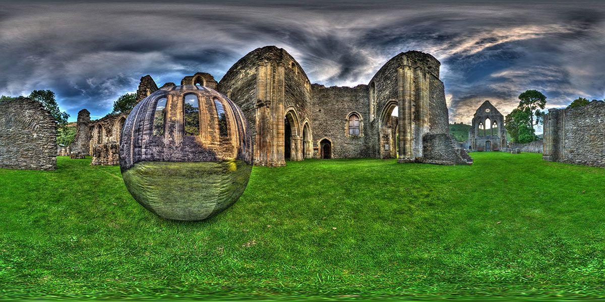 photosphere at Valle crucis abbey